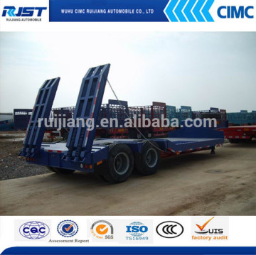 Cheap & Best price ,high quality Two-Axle Low Bed Semi-Trailer