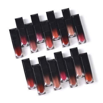 Lipstik Liquid OEM Matte: 17 Warna Laba -laba tahan air yang tahan air bibir glitter 5g lipgloss travel