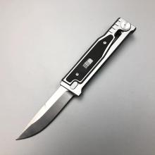 Kompaktní ocelový užitkový nůž D2 - CNC vytvořená rukojeť s G10 Grip pro Outdoor, EDC a taktické použití