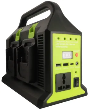 300W 4-Channel Portable Battery Power Supply Inverter for Outdoor