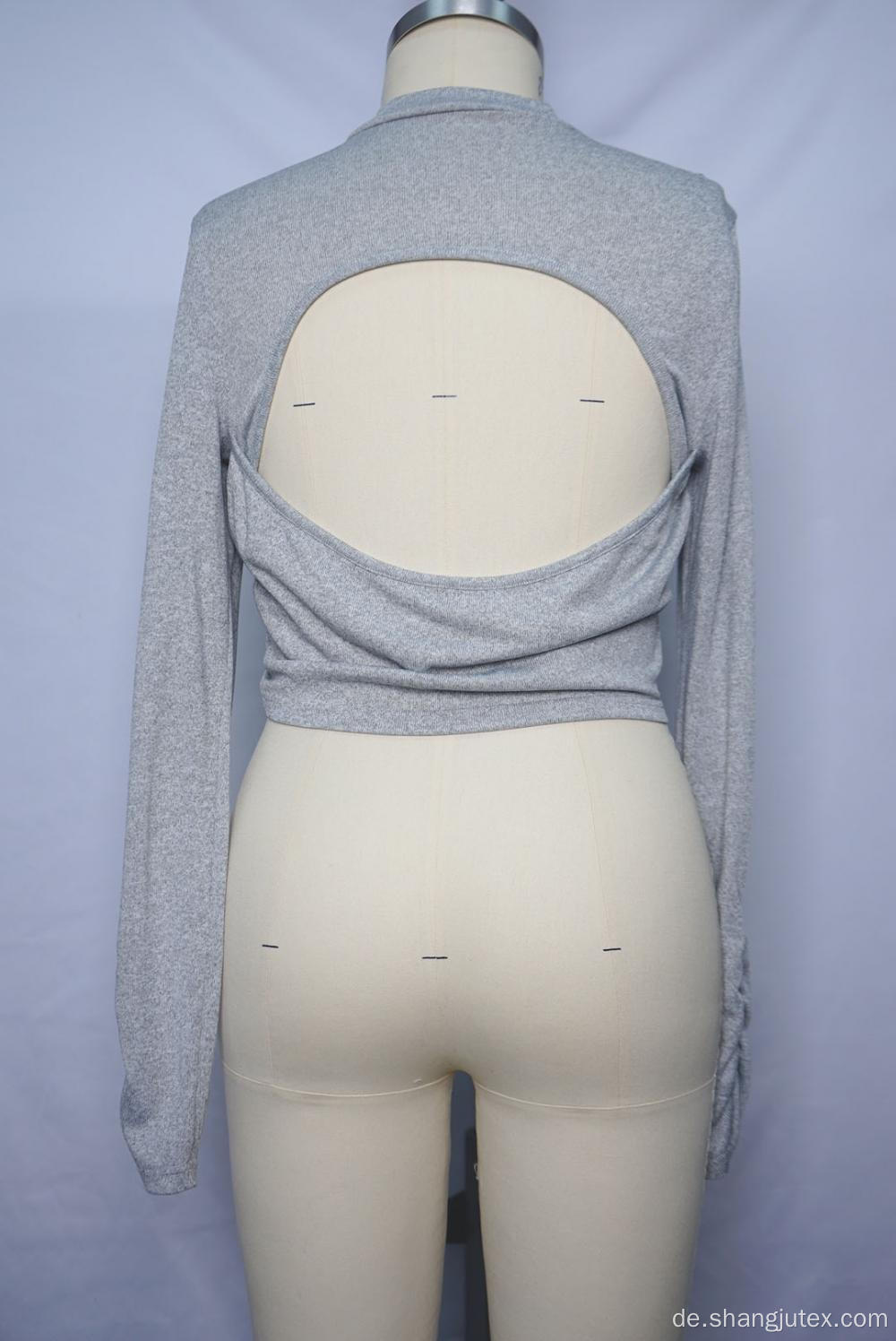 Open Rücken von Damen gestrickt oben