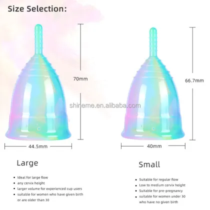 Hot Sale Lady Health Care: Menstrual Cup & Sterilizer - 2 Sizes Lunette Menstrual Cup