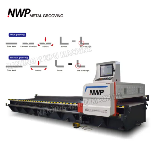 Nanjing Weipu 1250mm CNC V Grooving Machine for Sale