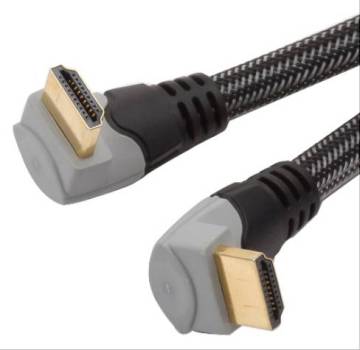 1.4/2.0 Version HDMI Cable, Audio Colorful 1.4 Version 90 Degree Bend HDMI Cable