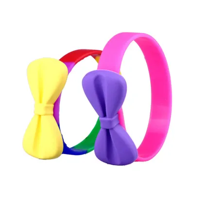 Bowknot Silicone Mosquito Repellent Bracelet With Natural Oil