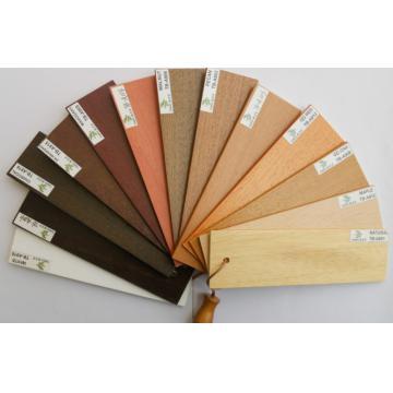 wood blind-ayous wood slats-1.5\" 2\" 2.5\" -customer color can match-