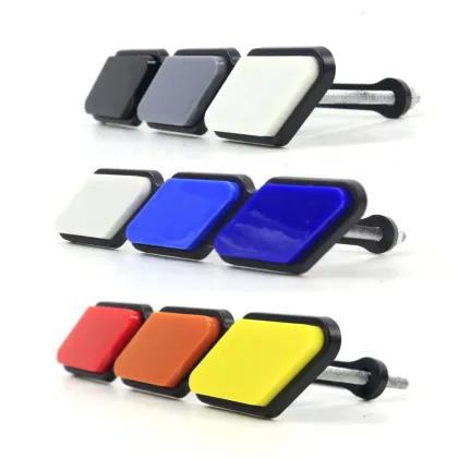 Tri-Color Front Grille Badge Garnish for Tacoma, 4Runner, Tundra