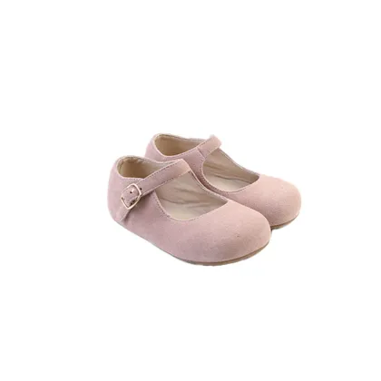 Genuine Leather Kids Dress Flat Shoes