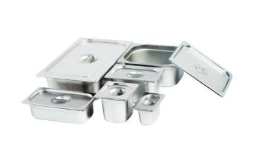 Restaurant Silver Stainless Steel Cookwares / Pans 0.8mm For Food , 325x265mm