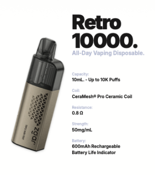 ZGAR Retro 10000 Disposable Vape