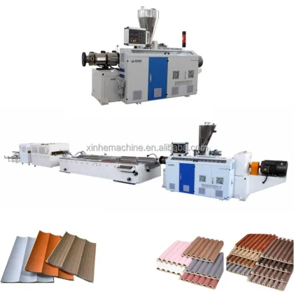 WPC Fluted Wall Panel Manufacturing Machine