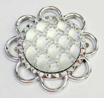 Resin Diamond Trimming Plastic Shoe Flower