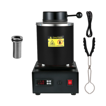 Mücevher ve metal eritme için elektrikli altın erime sobası - yüksek saflıkta grafit pot