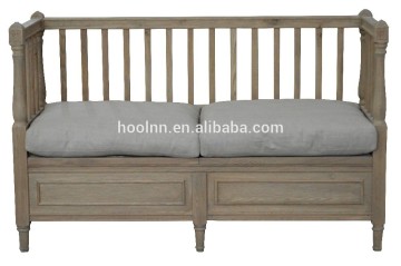 French Antique Wooden Bench HL101