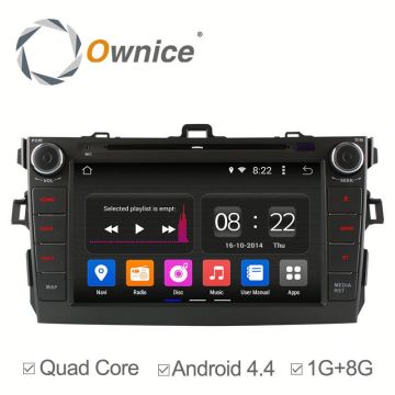 Ownice c180 Car stereo car video player ipod For Toyota Corolla with GPS IPOD TV Function video AUX
