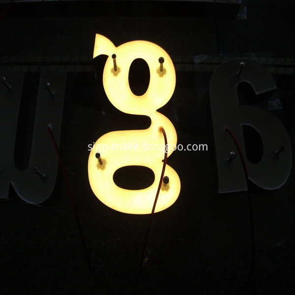 Halolit LED letter sign