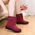 Waterproof cow tendon sole mother cotton boots