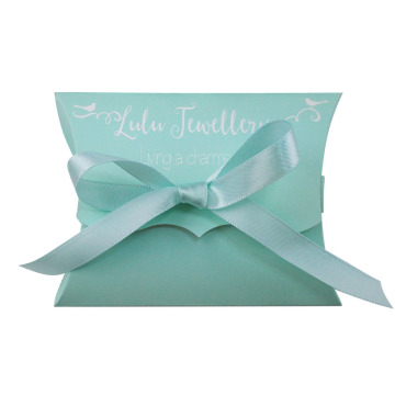 Creative Design Turquoise Customized Pillow Paper Box