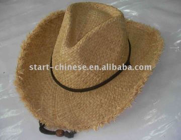 New design leather cowboy hat