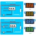 DC 4V-30V 0-10A Digital LED Ammeter Current Panel Meter 0.36in Module Reverse Protection Tester Tools