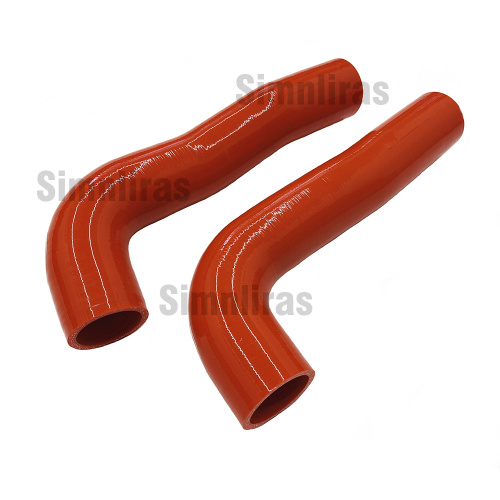 90 Deegree Red Acura NSX 2017-2022 Unterkühlerschlauchset mit Klemmen