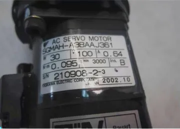 SGMAH-A3BAAJ361 Yaskawa Three Phase AC Motor Controller