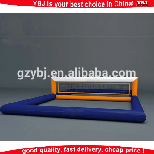 New design Outdoor Inflatable Beach Games/Inflatable Water Volleyball Court For Seaside
