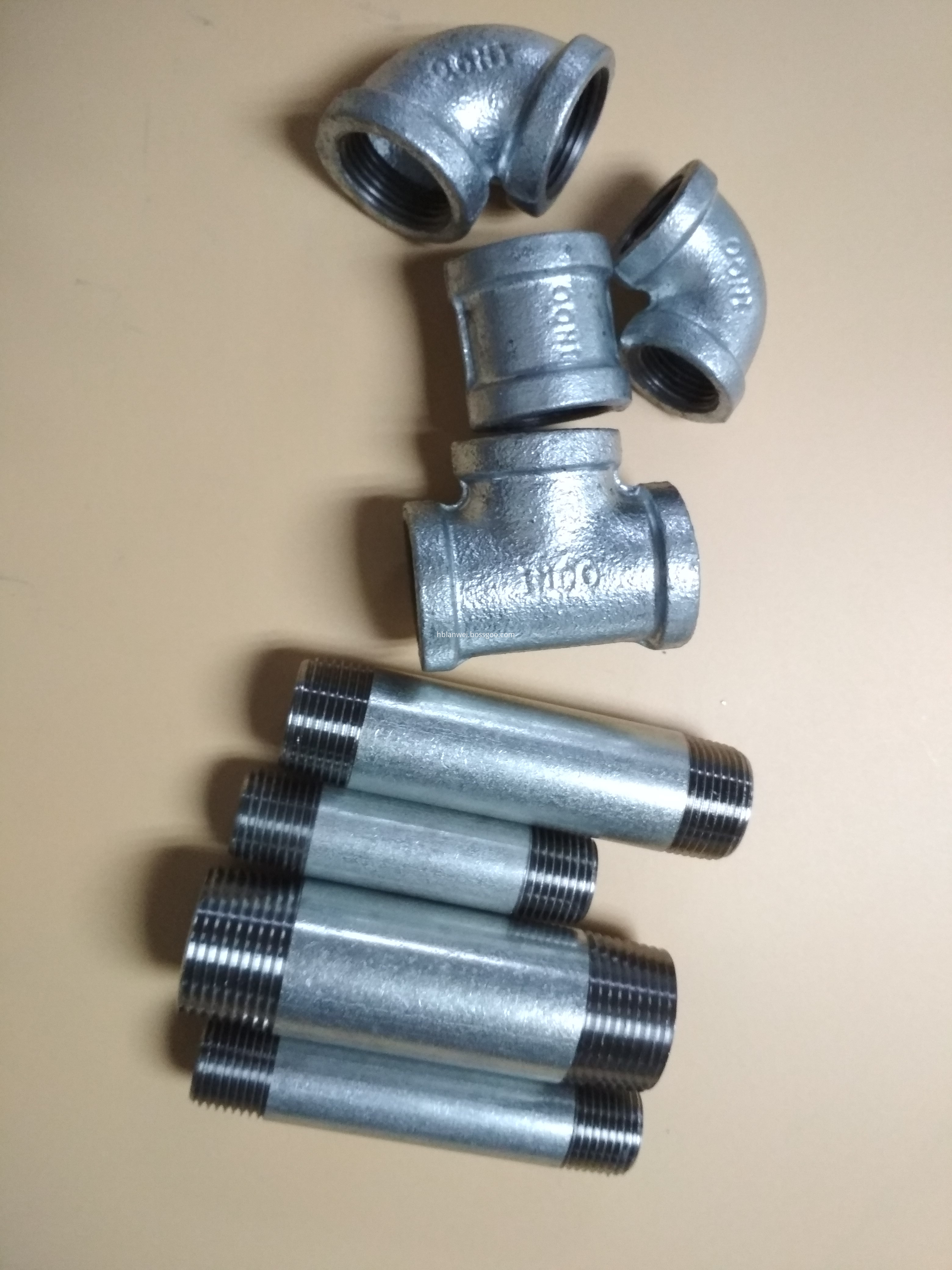 malleable iron pipe fittings nipple