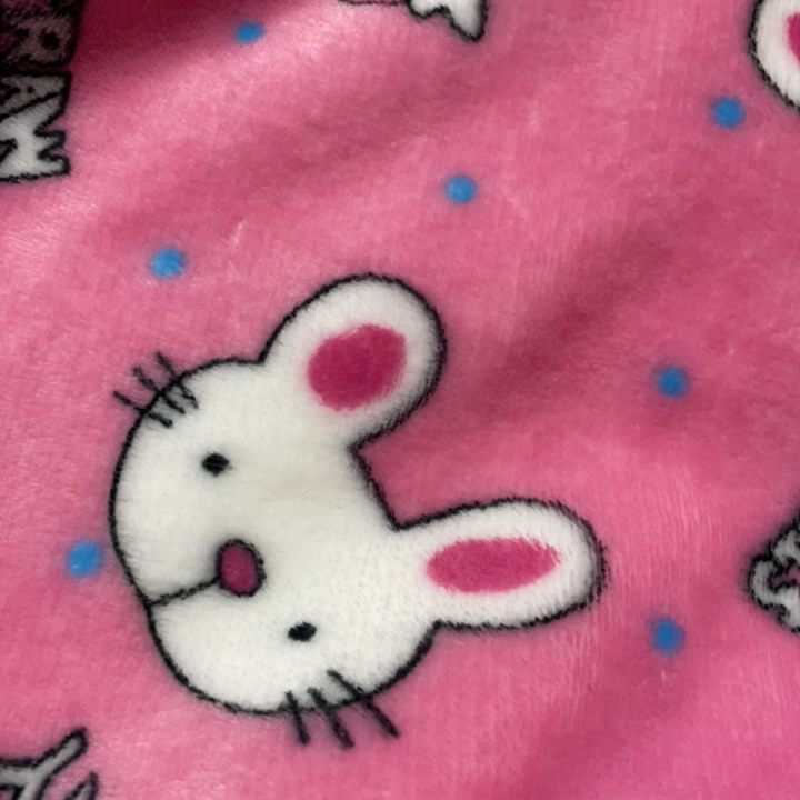 100 Polyester Double Side Flannel With Cartoon Printing Fabric 4 Jpg