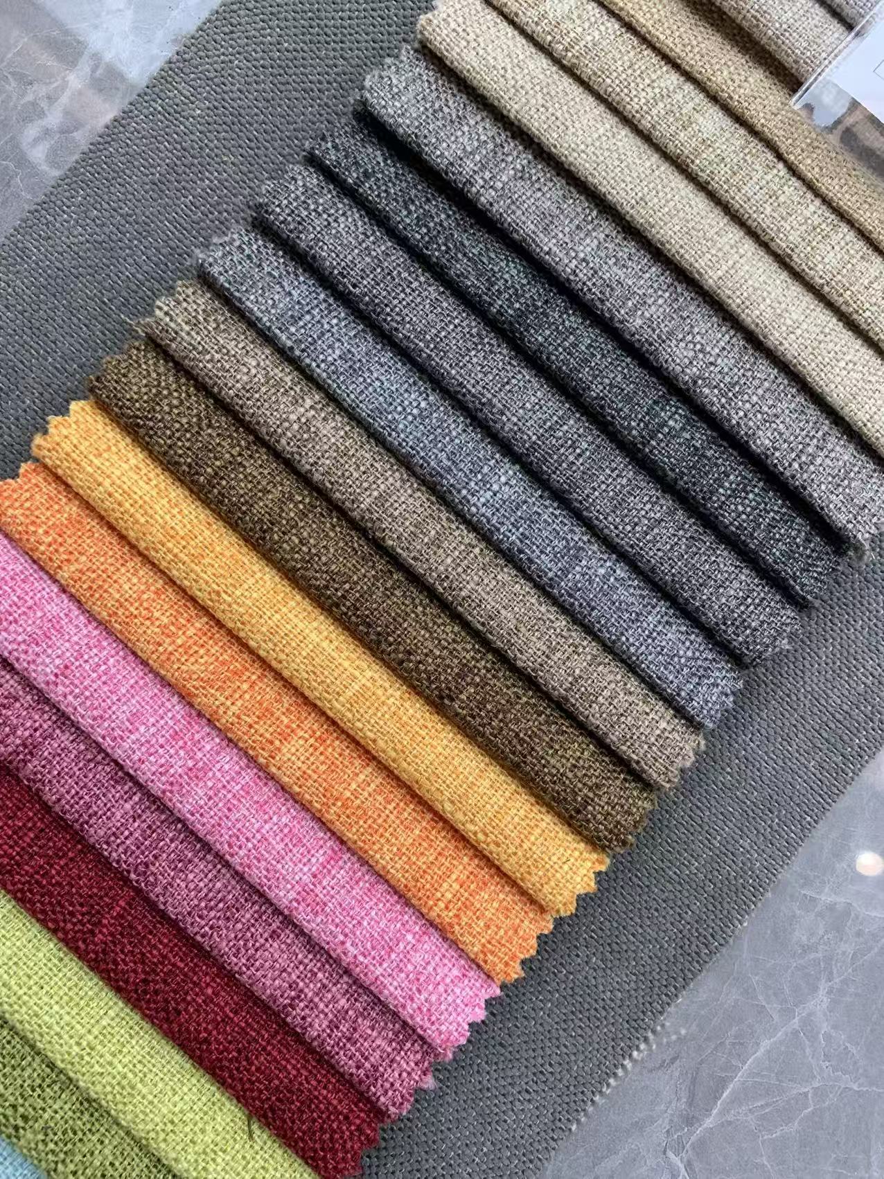 Linen Material Sofa Fabric