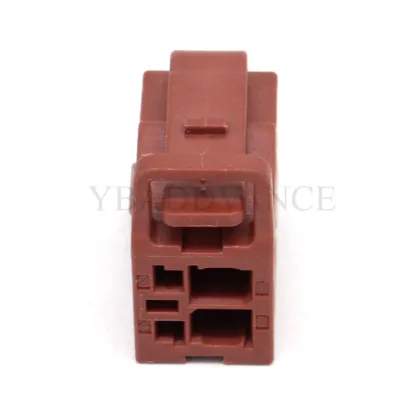 Delphi 2.8MM Car Brown 4 Pin Female Wire HSG Connector