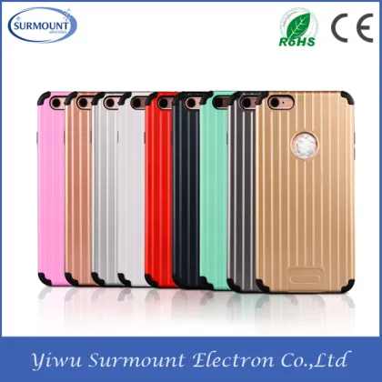 PC+TPU Suitcase Style Phone Case for Iphone Simplicity Suitcase Design Phone Case for iPhone 6S