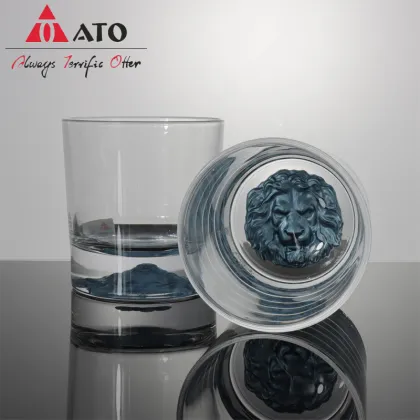 Round bottom whisky glass whisky water juice glass