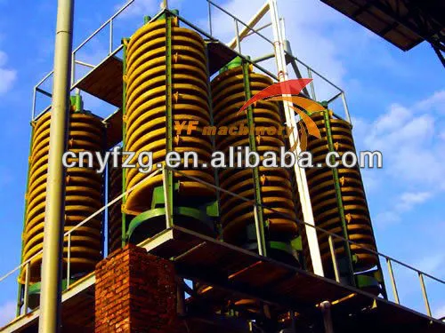 China best price sand separating mineral sand spiral chute