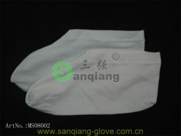 lowest price high quality cotton/spandex cosmetic white moisturising socks beautify the foot