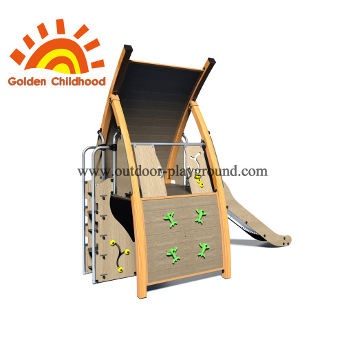 Green Single Panel Slide Playground Equipment en venta