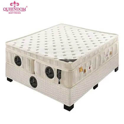 Queendom foldable pocket spring mattress hotel mattresses