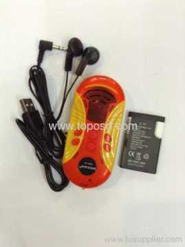 Mp3 الكمبيوتر المحمول بطاقة Tf يو القرص ميني كلوك المتكلم البطاقة الصفراء-95