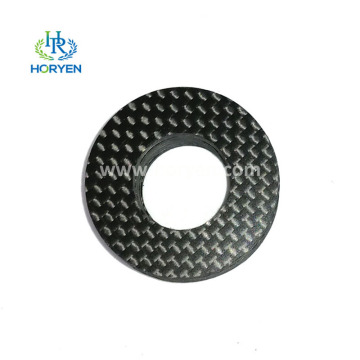 Portez des pièces CNC à fibre de carbone noire 3K résistante