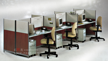 Wholesale Office Culster Office Partition Workstation for 6-Person