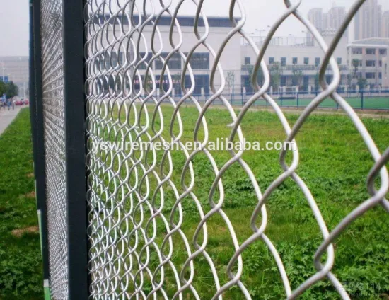 square post chain link fence