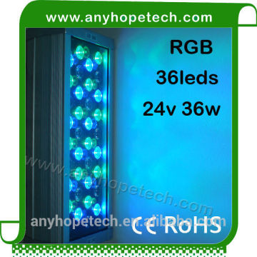 New style cheapest price full color 36leds led outdoor wall washer