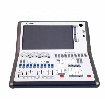 Konsol Kuarsa DMX512 untuk pencahayaan DJ dengan case penerbangan