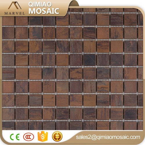 23*23mm Vintage Copper Murals Exterior Decorative Wall Mosaic