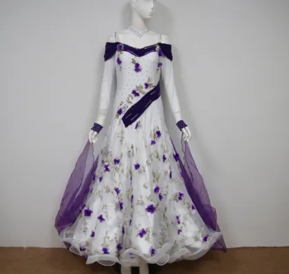 Purple ballroom dresses girls