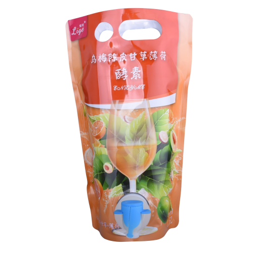 Ziplock Top Recycle Juice Reutilizable Bolsa de bolsa