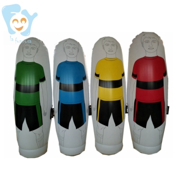 2M Multi Color Goalkeeper Free Kick Inflatable Soccer Dummy