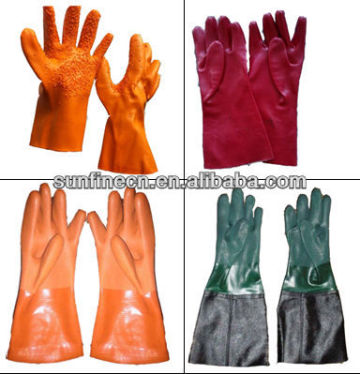 PVC glove / industrial working glove