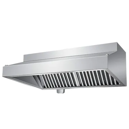 Stainless Steel Cooker Smoke Exhaust Vent Hood for Commercial Kitchens