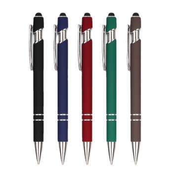 Wholesale Luxury 2-in-1 Plastic Ballpoint and Touch Screen Pen for Business Gifts